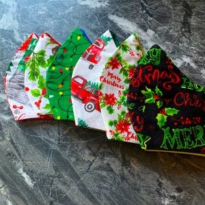 4 pack of teen Christmas face mask